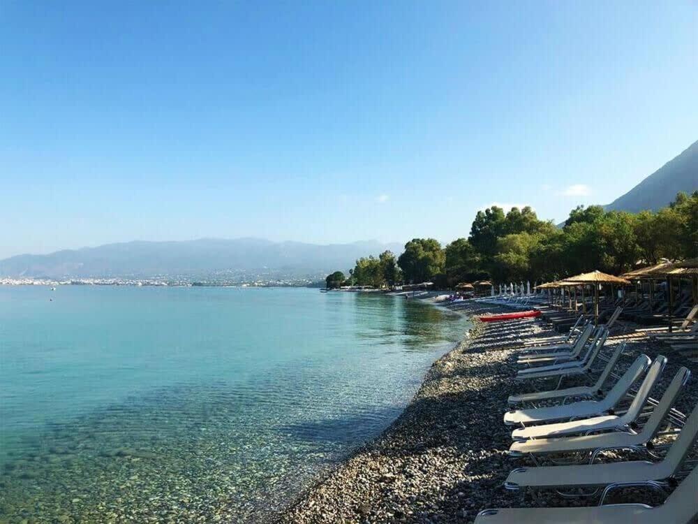 Seaview Terrace Haven-Perfect Location By The Sea Villa Kalamáta Kültér fotó